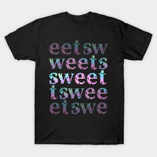 Sweet - Holographic Letters T-Shirt